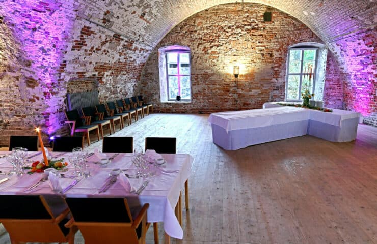 Tenalji Von Fersen Suomenlinna häät Juhlatila